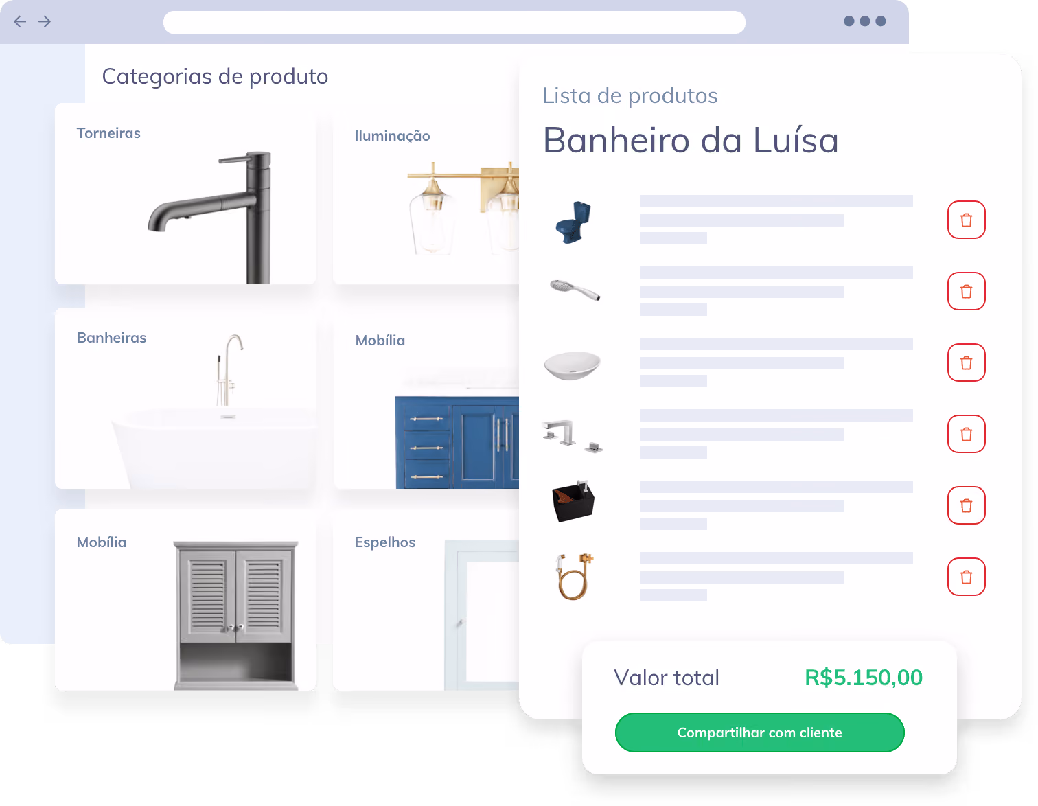 lista de compras vobi arquitetos