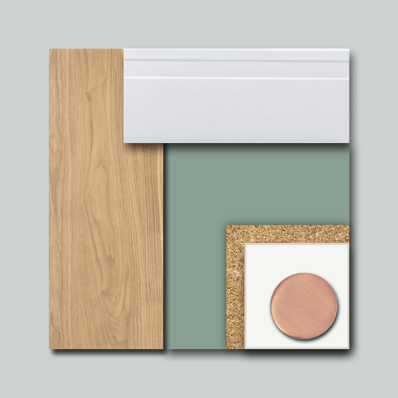 moodboard romantico moderno