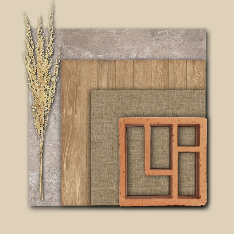 moodboard rustico contemporaneo