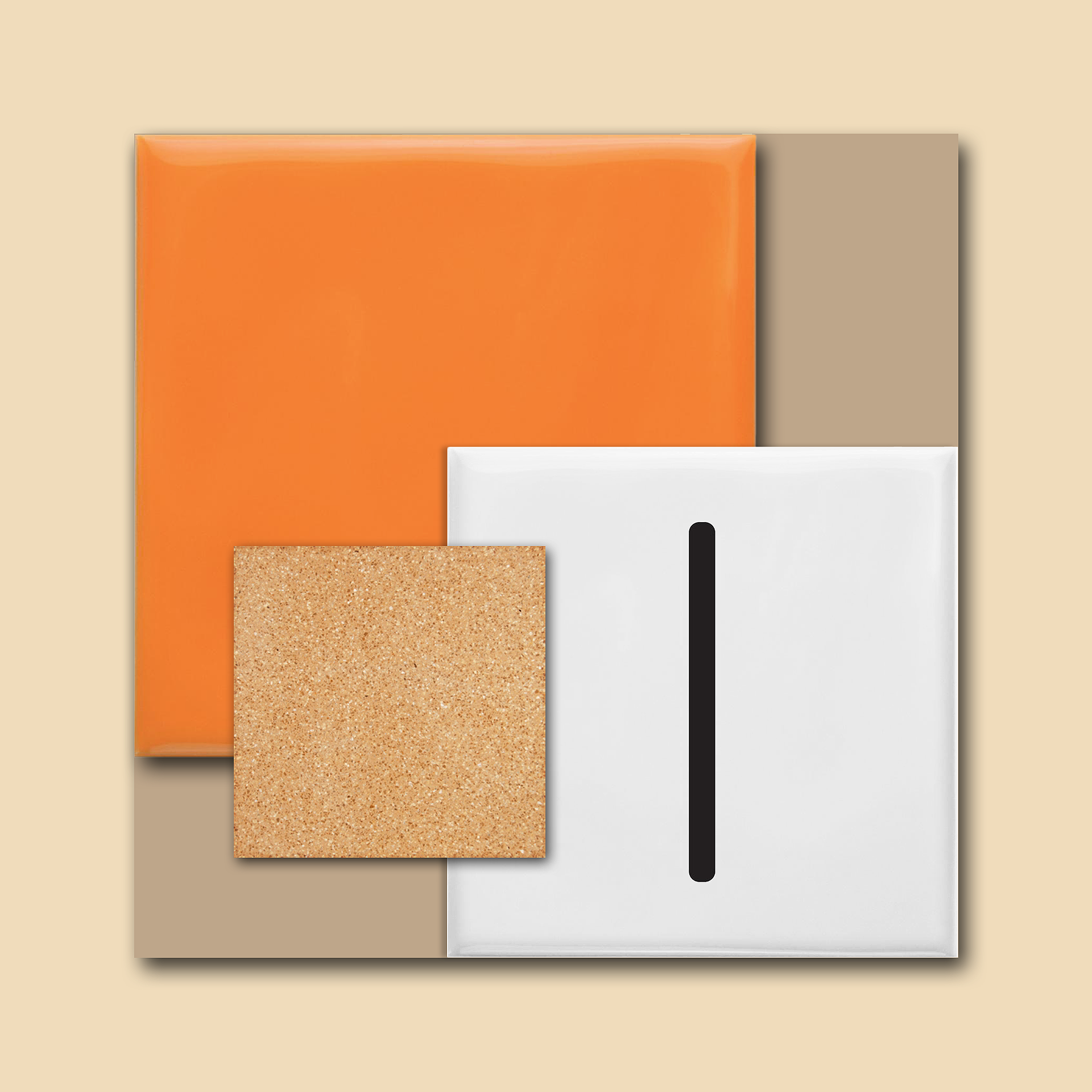 moodboard minimalista colorido