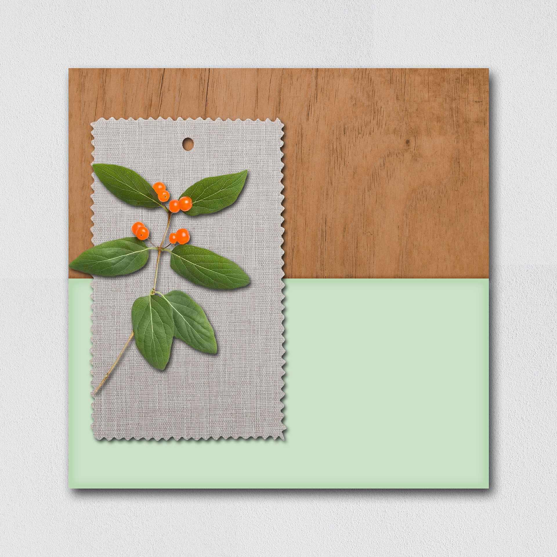 moodboard verde menta