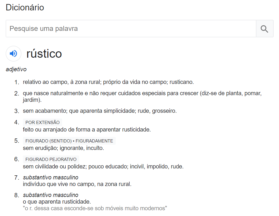 decoração rústica - significado