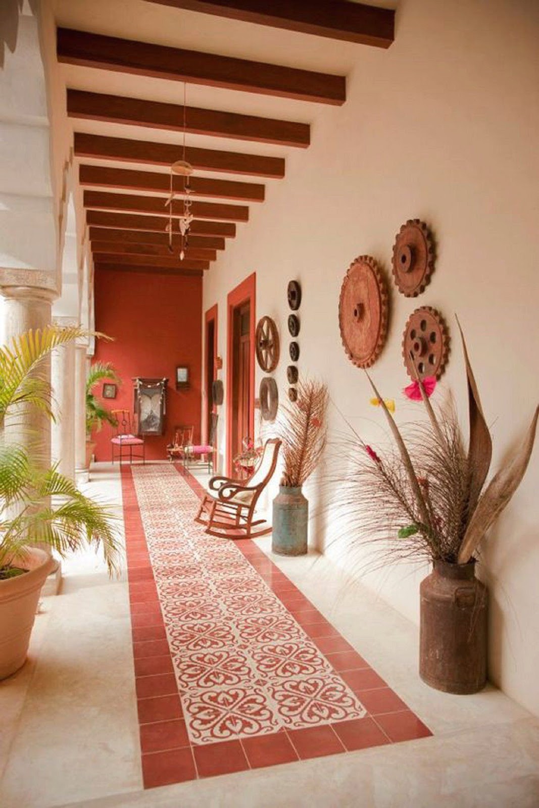 casa decoração com elementos naturais