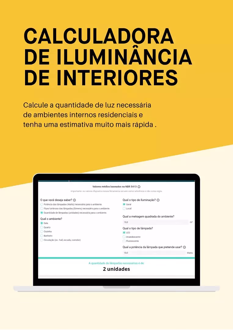 simbologia elétrica - calculadora de iluminância