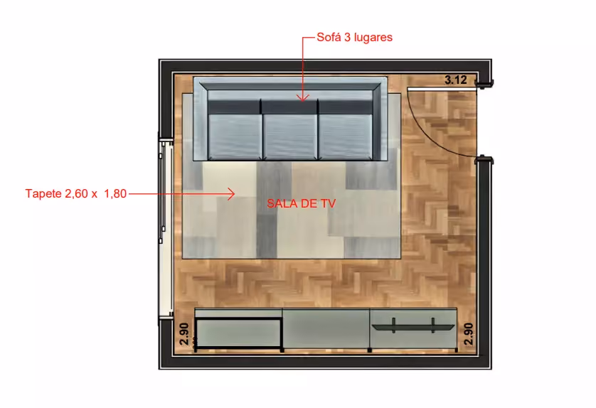planta humanizada no Revit