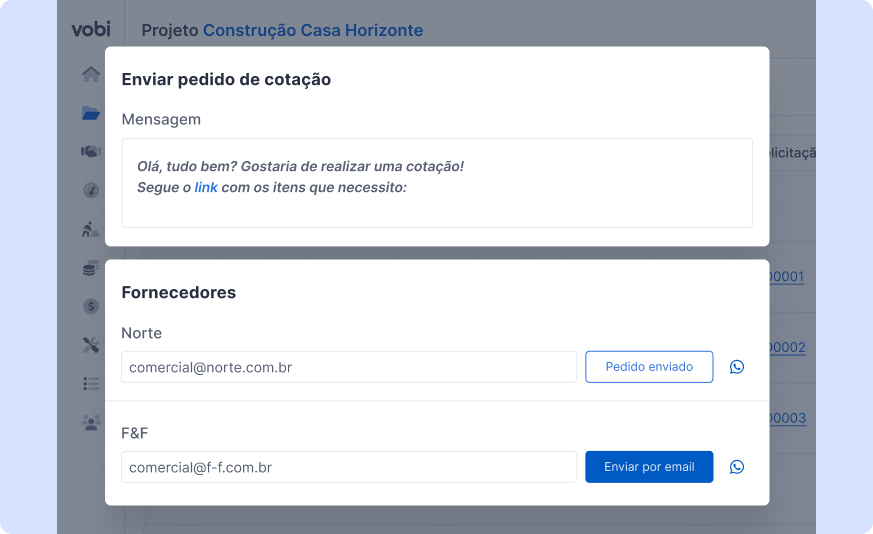 gestão de compras Vobi