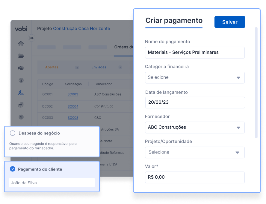 gestão de compras Vobi