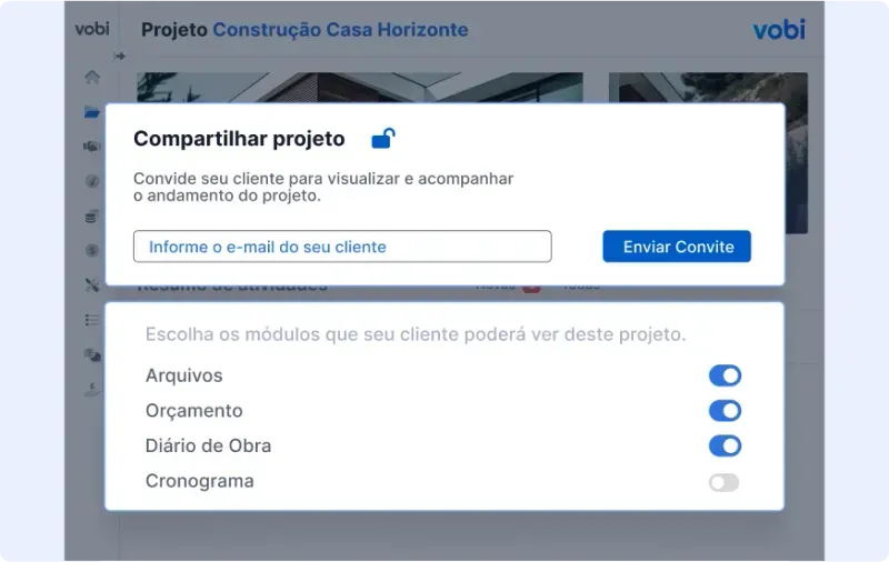 Gestão de projetos Vobi
