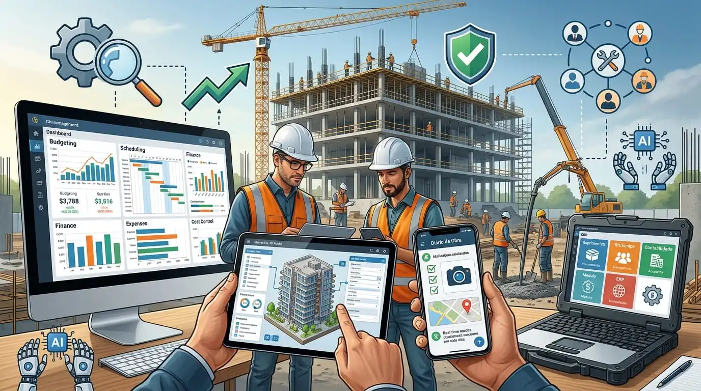 Software de Gestão de Obras: Como Escolher o Ideal